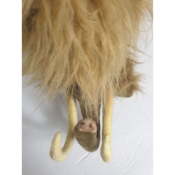 Hansa Woolly Mammoth Plush Animal Toy 16" Realistic Stuffed Figure NEW - Picture 8 of 9